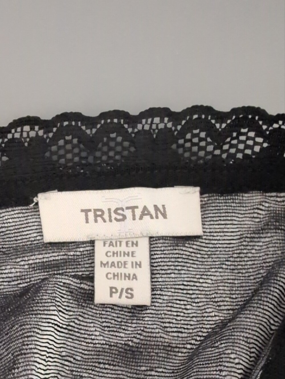 Tristan Black Lace Overlay Camisole - Picture 2 of 4